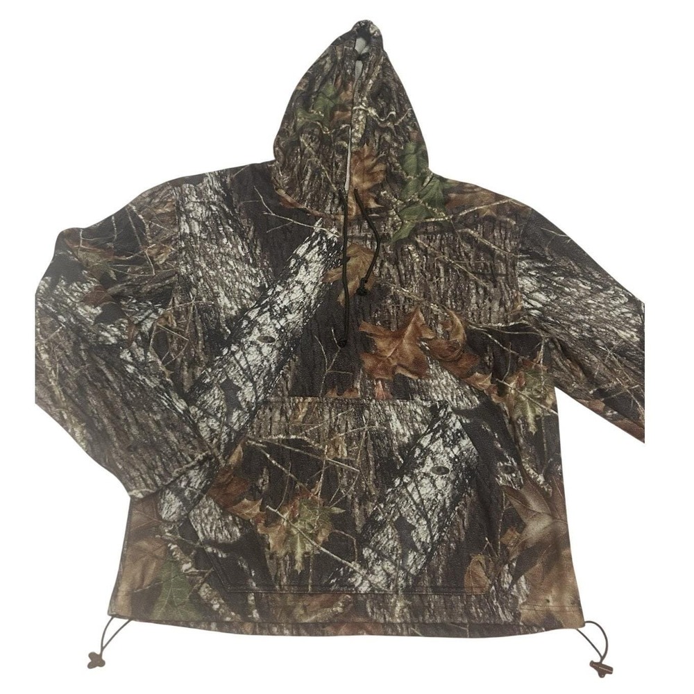 RedHead Hoodie Mens Large Brown Camo Fleece Pullover Hunting Realtree Outdoor